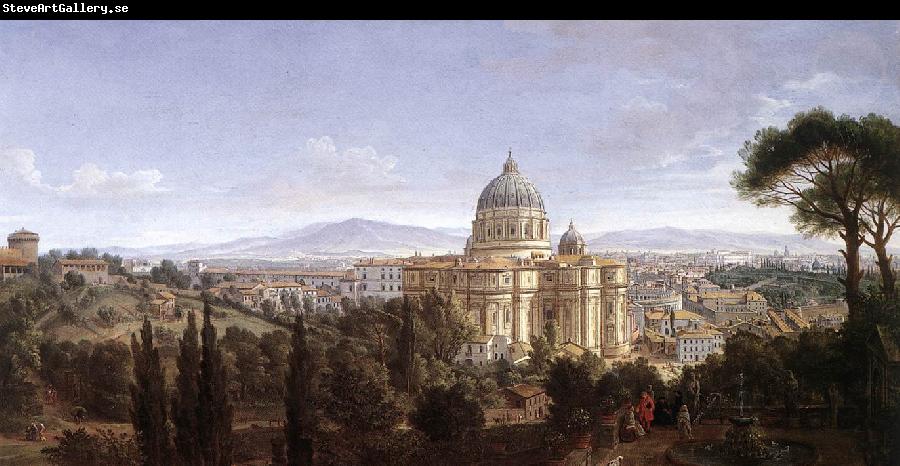 WITTEL, Caspar Andriaans van The St Peter s in Rome